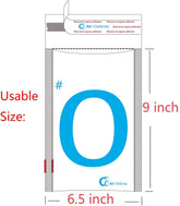 AirnDefense #0 6.5x10" White Poly Bubble Mailers Shipping Padded Envelopes
